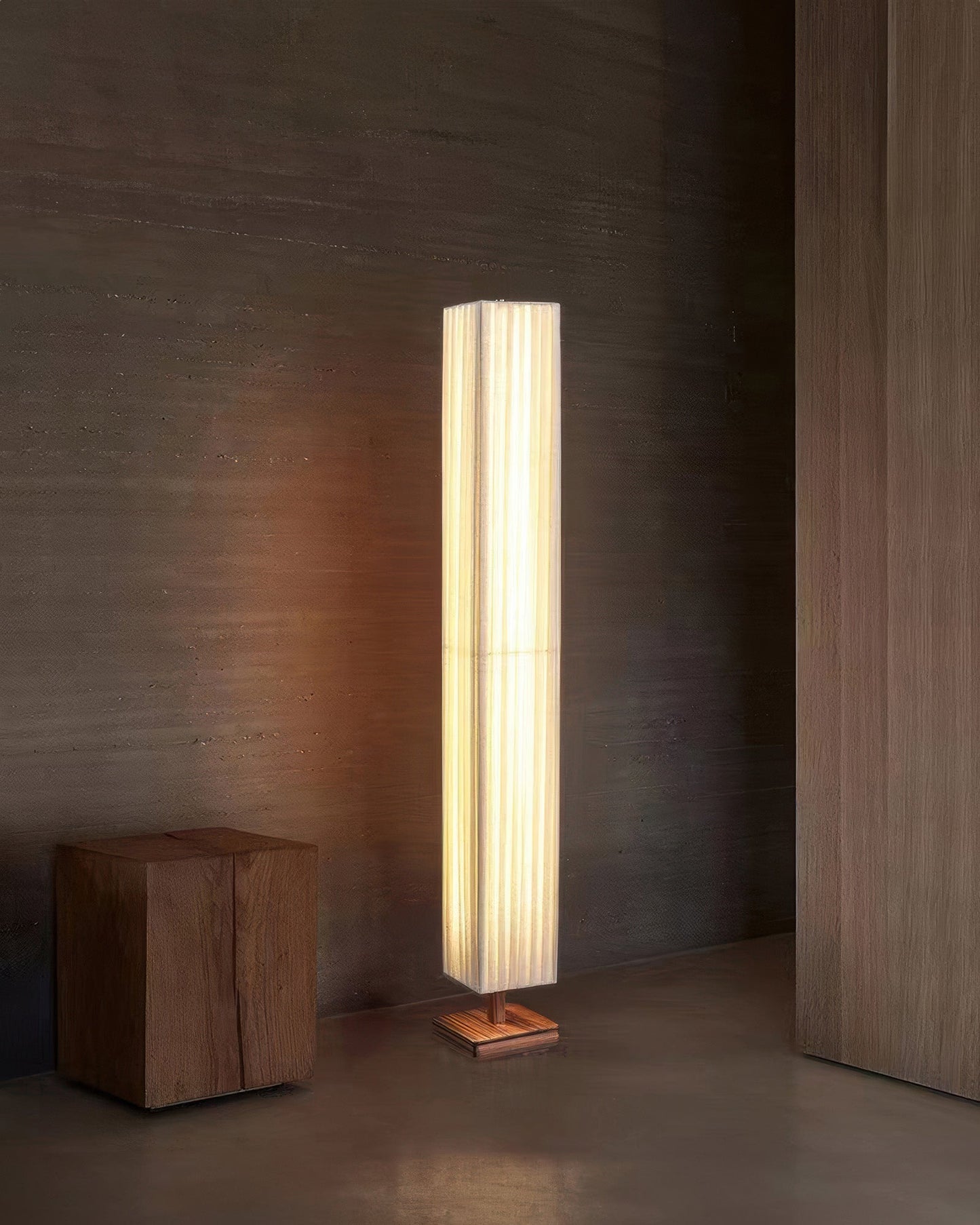 Simplicity Oriental Wabi-Sabi Floor Lamp NALANI