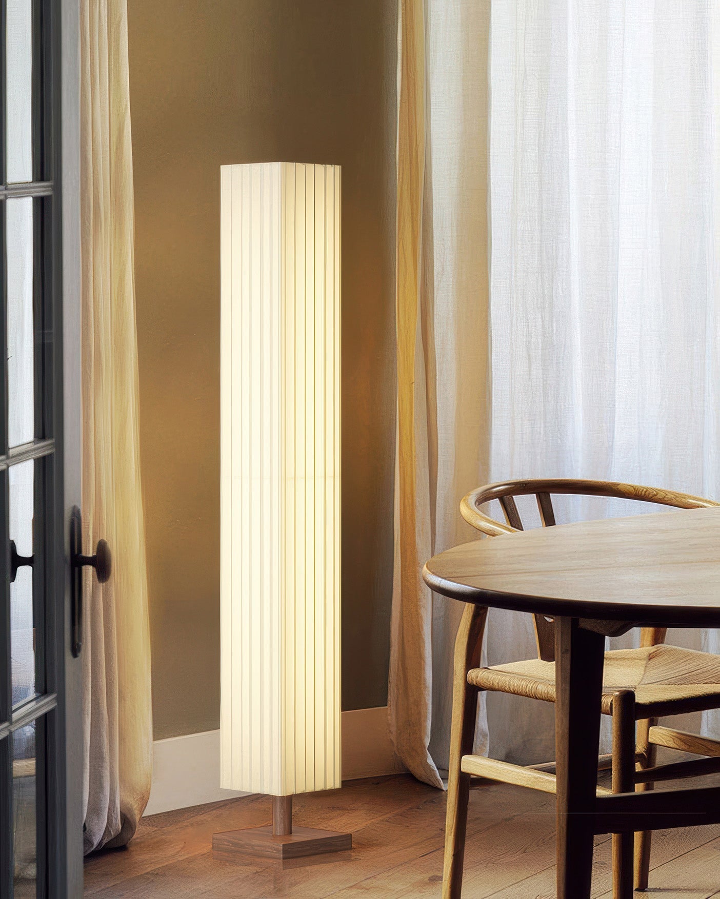 Simplicity Oriental Wabi-Sabi Floor Lamp NALANI