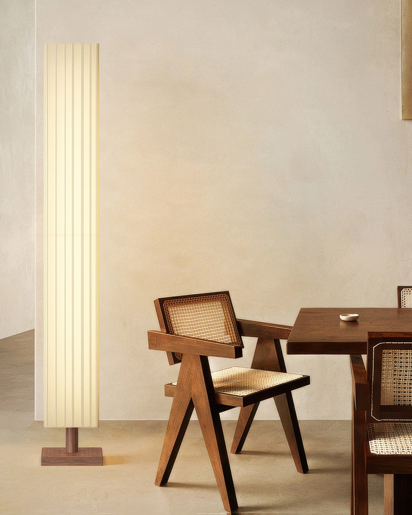 Simplicity Oriental Wabi-Sabi Floor Lamp NALANI