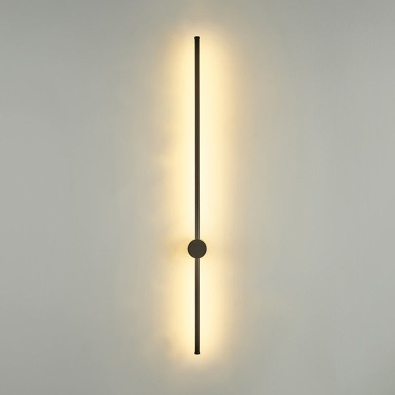 Slim Tube LED Wall Sconce Modern Metal Living Room Light NALANI