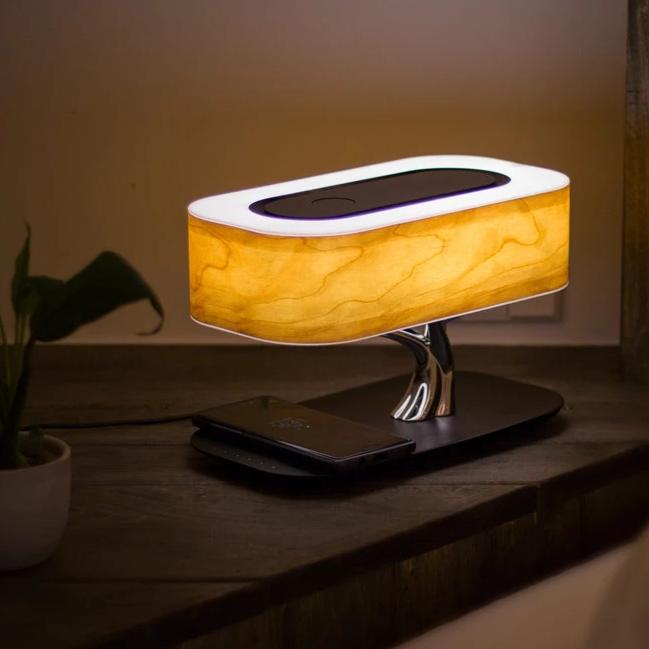 Smart Wireless Charging Table Lamp With Bluetooth Speaker NALANI