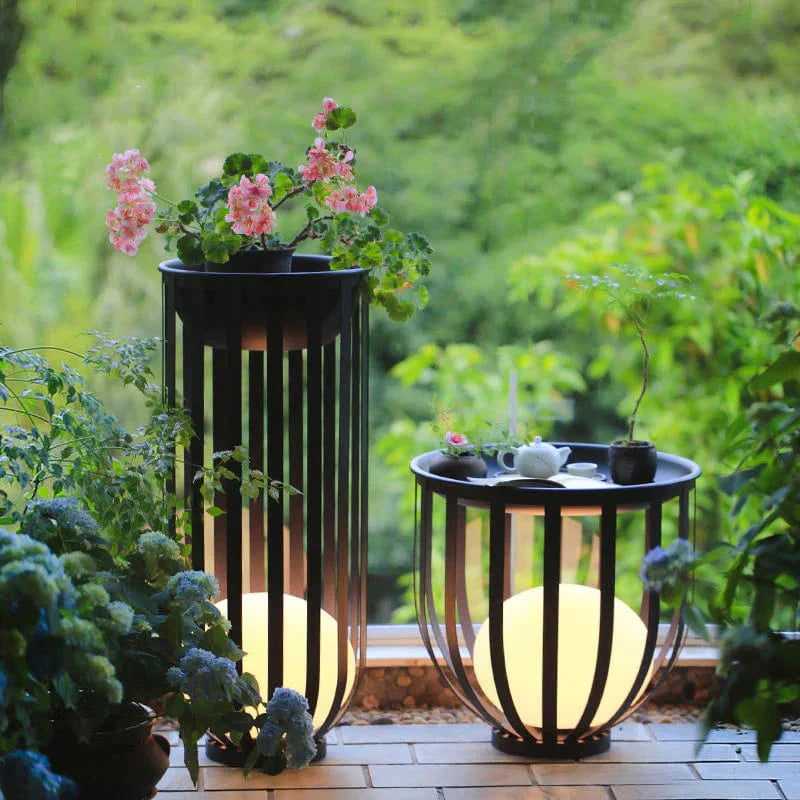 Solar Flower Stand Light - Elegant Solar-Powered Outdoor Lighting, Weatherproof Garden Decor NALANI