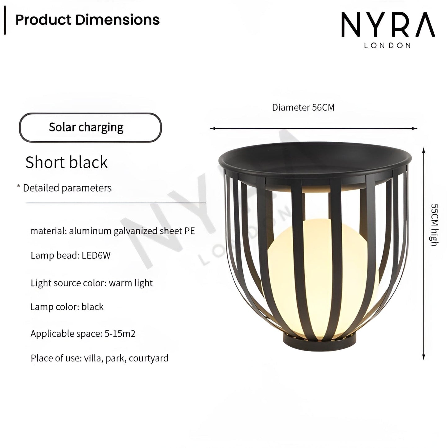 Solar Flower Table Lamp For Elegant Outdoor Garden Lighting NALANI