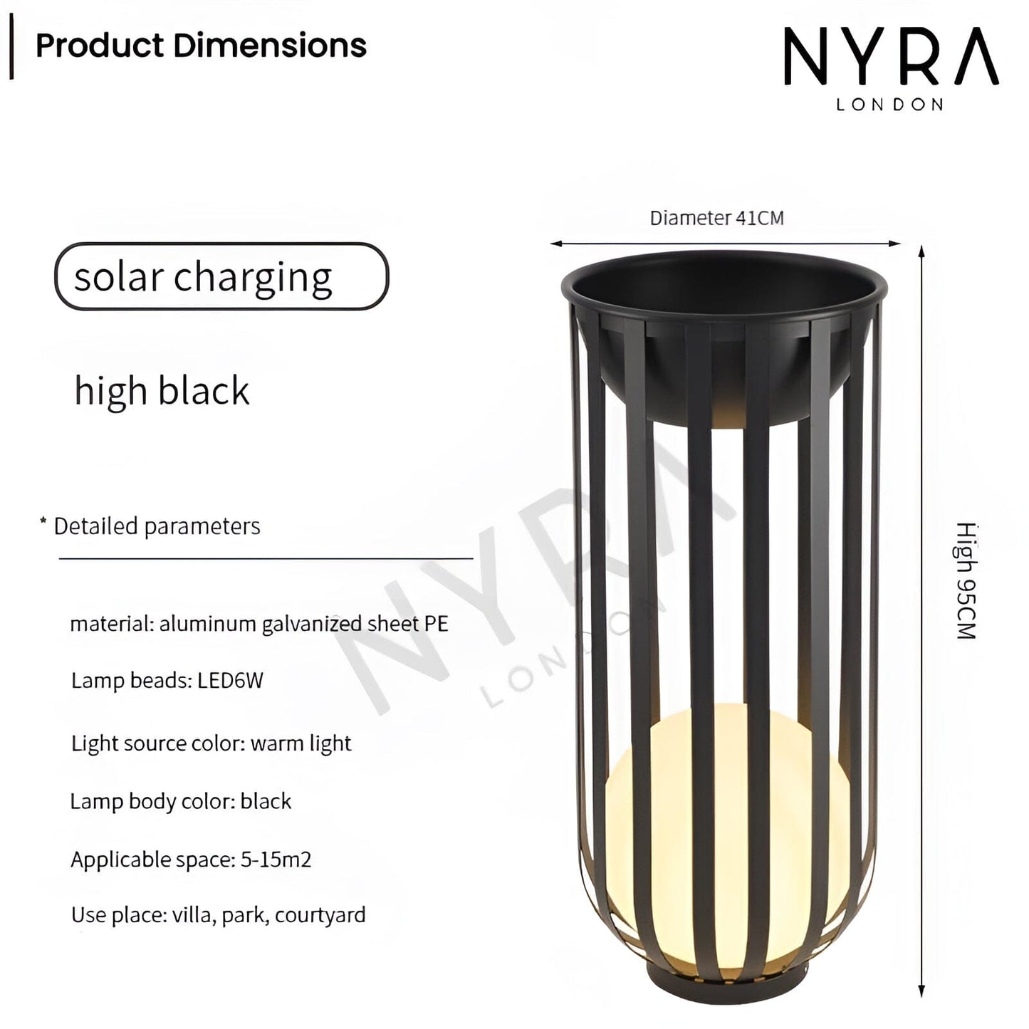 Solar Flower Table Lamp For Elegant Outdoor Garden Lighting NALANI