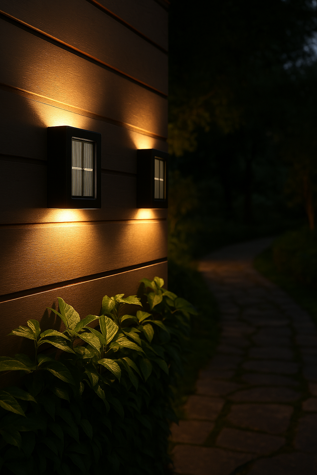 Solar LED Wall Lights for Outdoor Use - Wireless and Weatherproof NaLani