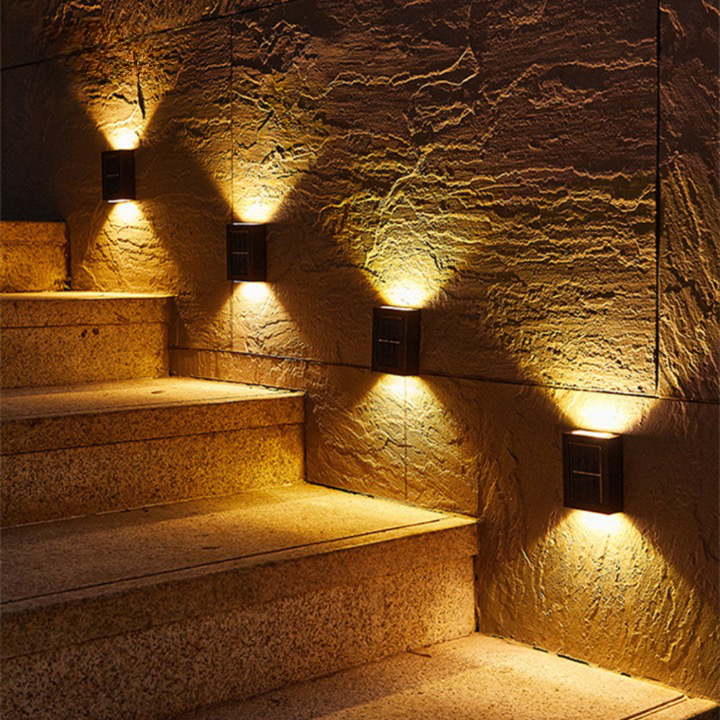 Solar LED Wall Lights for Outdoor Use - Wireless and Weatherproof NaLani