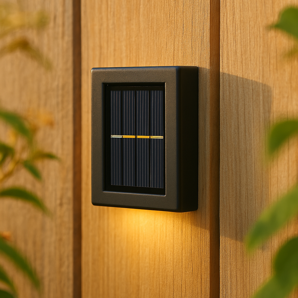 Solar LED Wall Lights for Outdoor Use - Wireless and Weatherproof NaLani