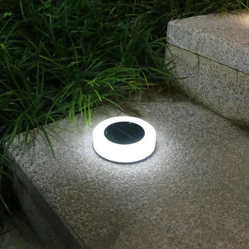 Solar Lawn Light Outdoor 8 LED Garden Pathway Lamp Deluxe Cold White NALANI