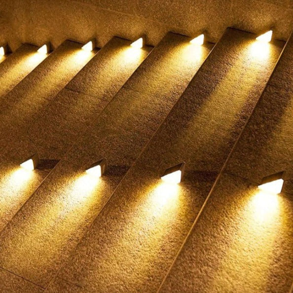 Solar Powered Stair Lights for Safety and Ambiance Outdoors NaLani