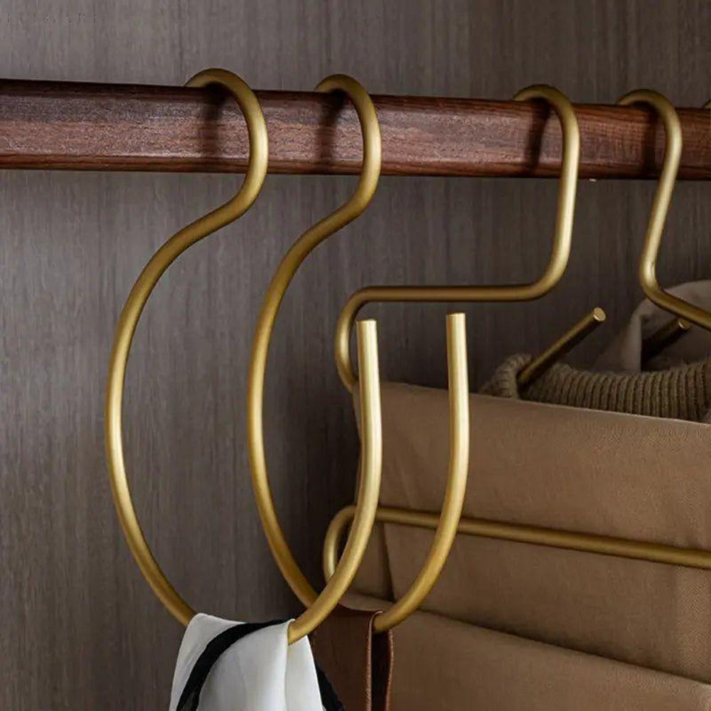 Space Saving S Shaped Hangers For Closet Organization NALANI