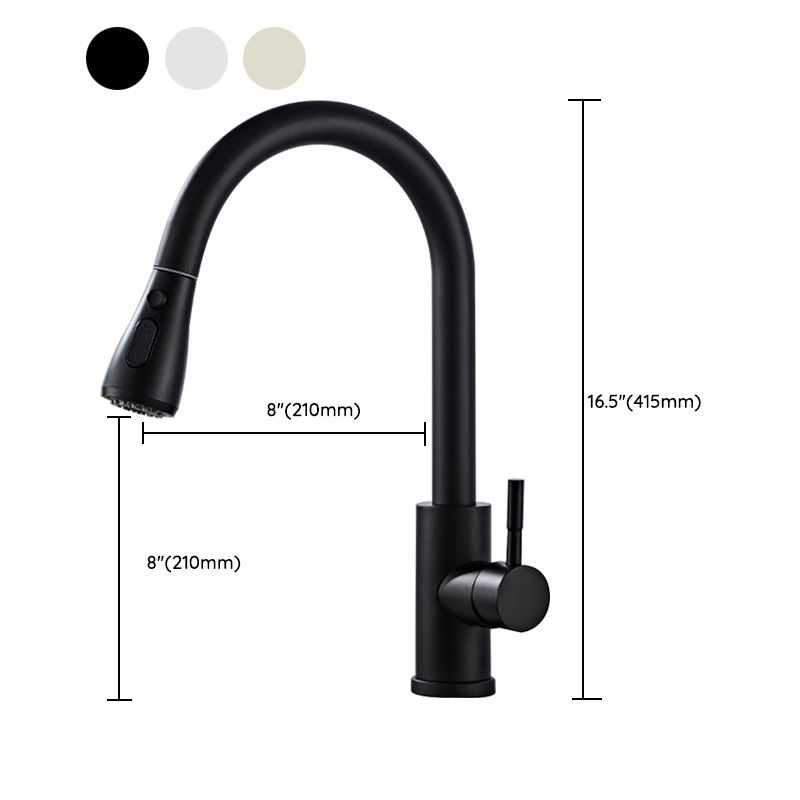 Stainless Steel Bridge Faucet With Pull Down Sprayer NALANI