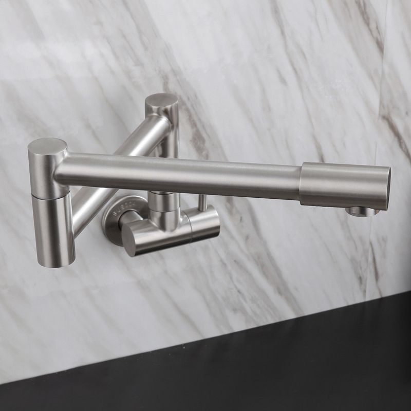 Stainless Steel Pot Filler Faucet Single Handle Wall Mount NALANI