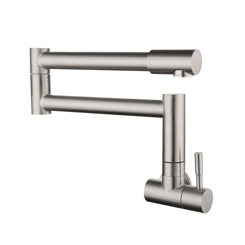Stainless Steel Pot Filler Faucet Single Handle Wall Mount NALANI