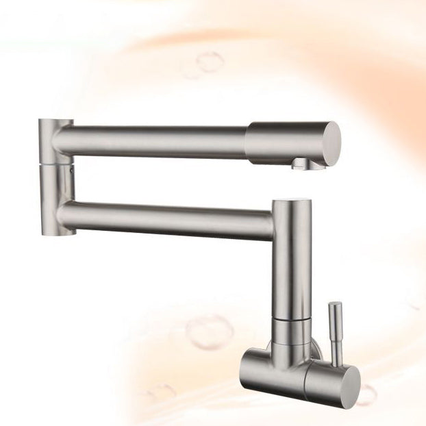 Stainless Steel Pot Filler Faucet Single Handle Wall Mount NALANI