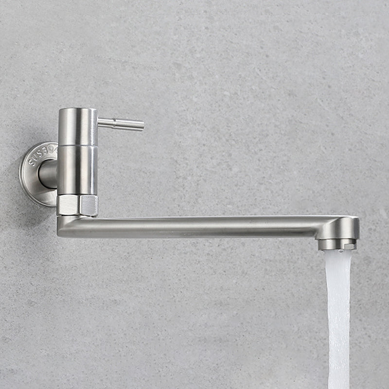 Stainless Steel Pot Filler Faucet With Single Handle Swivel NALANI