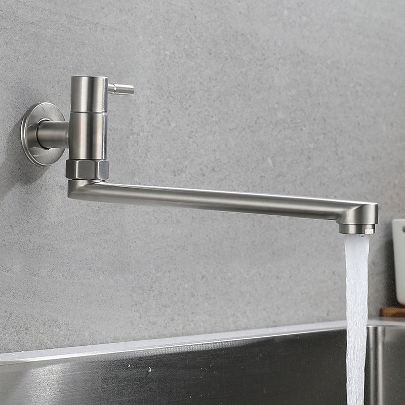 Stainless Steel Pot Filler Faucet With Single Handle Swivel NALANI