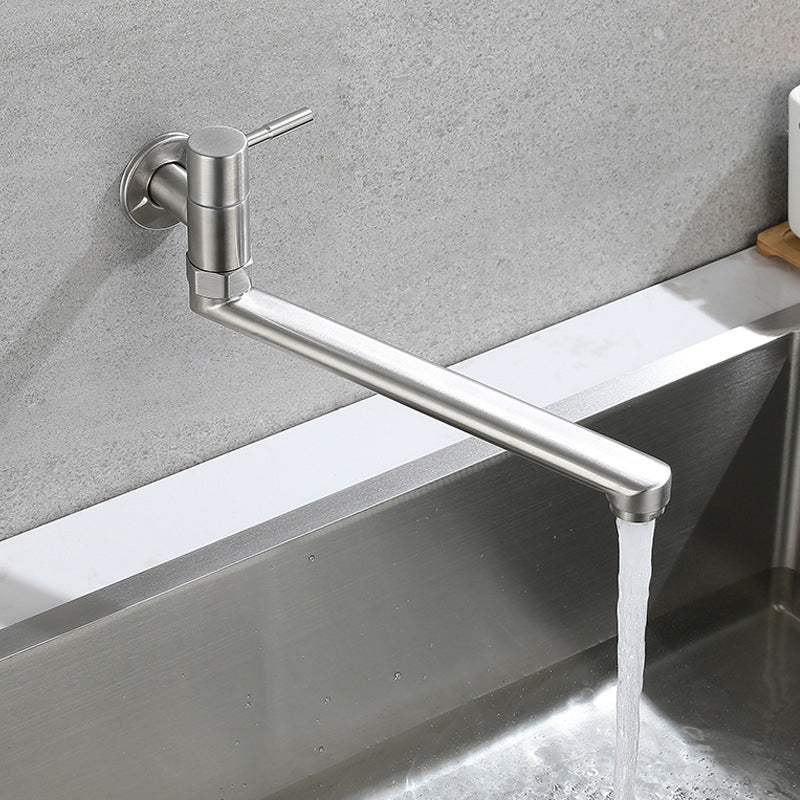 Stainless Steel Pot Filler Faucet With Single Handle Swivel NALANI