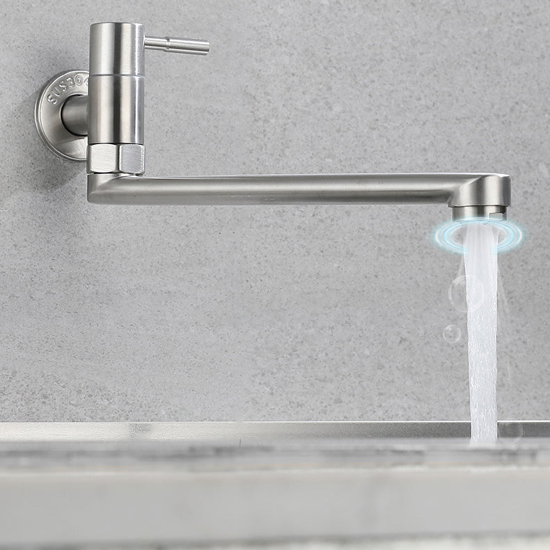 Stainless Steel Pot Filler Faucet With Single Handle Swivel NALANI