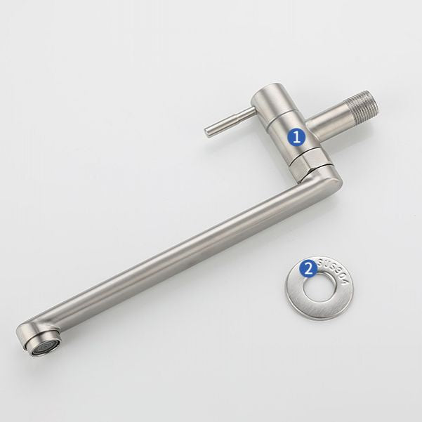 Stainless Steel Pot Filler Faucet With Single Handle Swivel NALANI