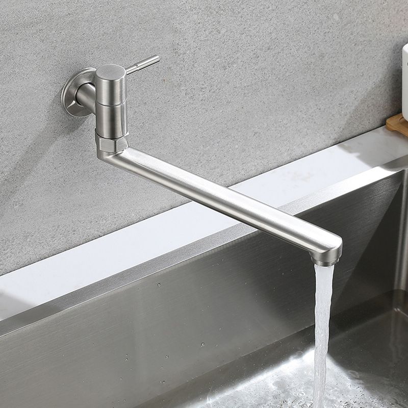 Stainless Steel Pot Filler Faucet With Single Handle Swivel NALANI