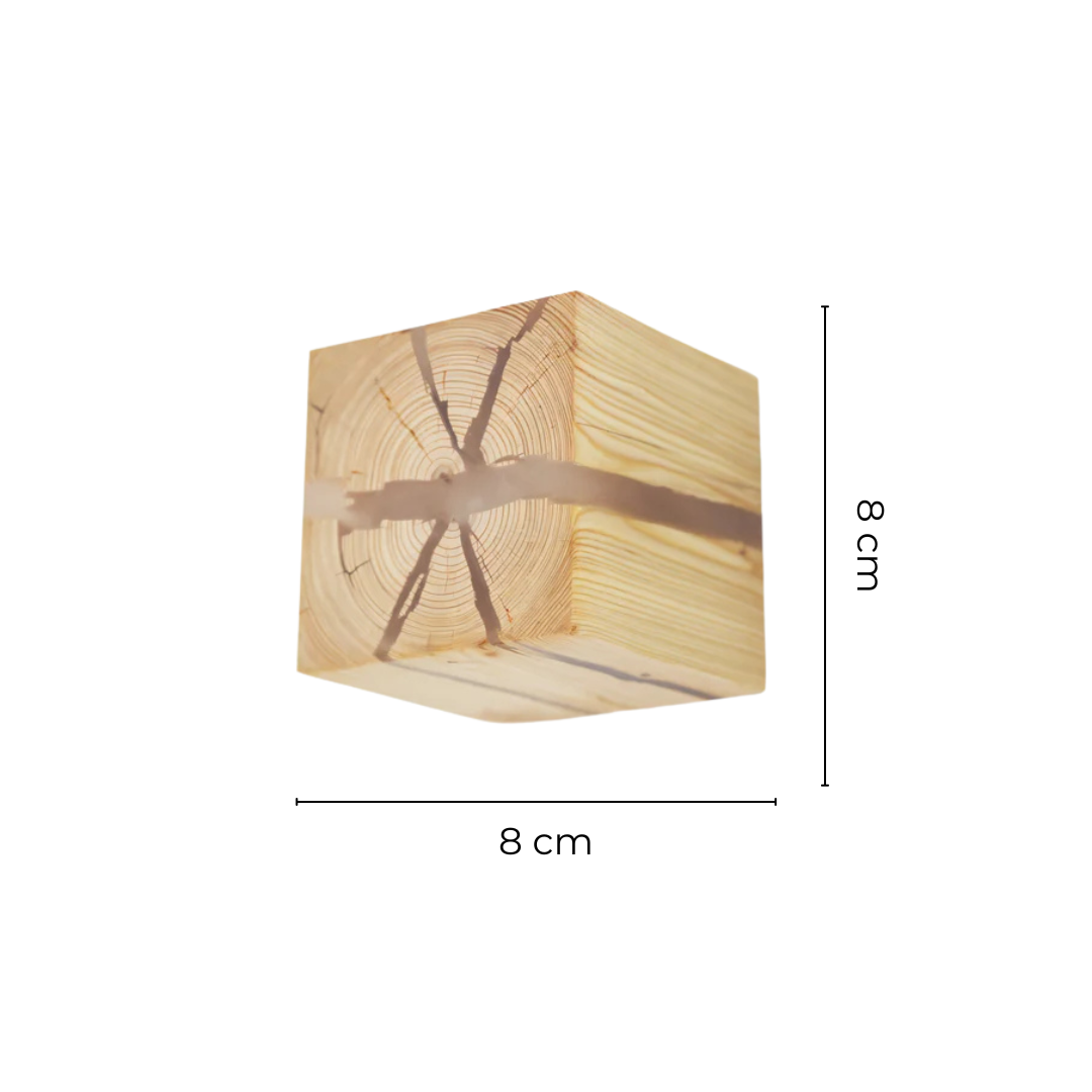 Stylish Wooden LED Wall Lamp For Indoor Living Spaces NALANI