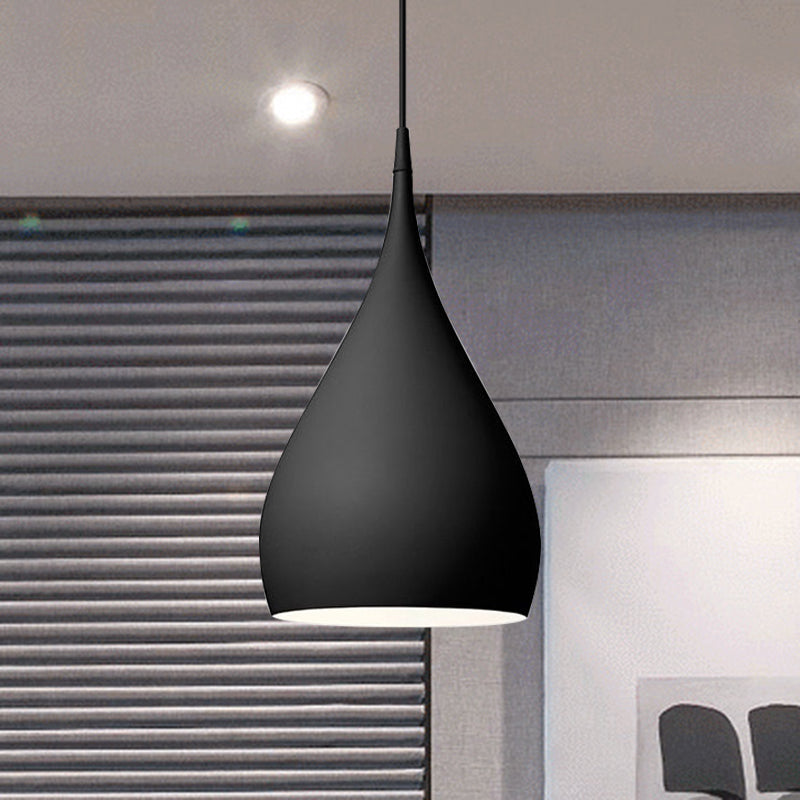 Teardrop Pendant Light Modern Metal 1 Light Fixture NALANI
