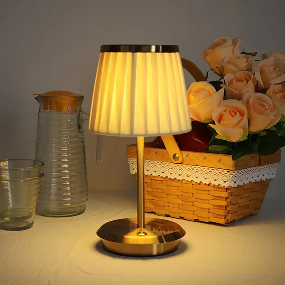 Timeless Grace Lamp with Adjustable LED Lighting and Iron Frame Design NALANI
