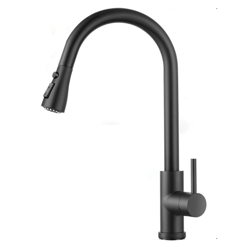 Touch Sensor Kitchen Faucet With Pull Down Sprayer High Arc NALANI
