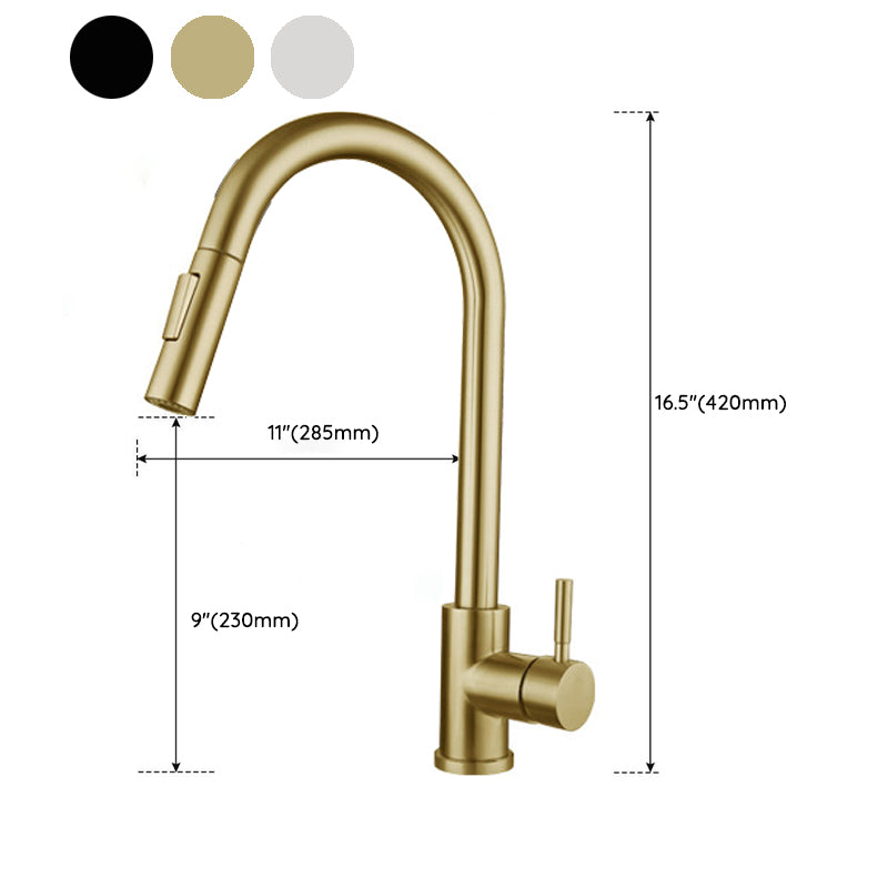 Touch Sensor Kitchen Faucet With Pull Down Sprayer High Arc NALANI