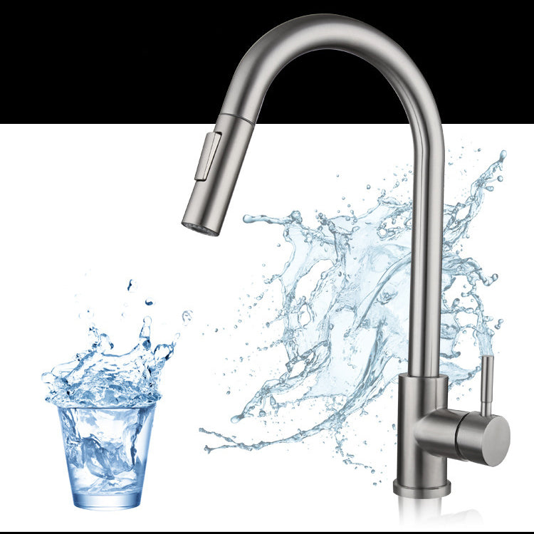 Touch Sensor Kitchen Faucet With Pull Down Sprayer High Arc NALANI