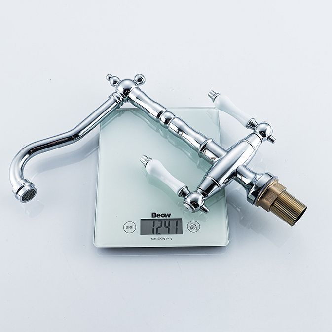 Traditional Kitchen Bar Faucet Double Handle High Arch NALANI