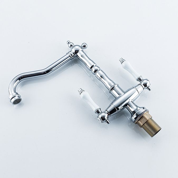 Traditional Kitchen Bar Faucet Double Handle High Arch NALANI
