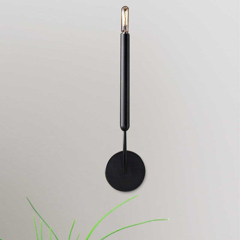 Traditional Metal Wall Lamp Sconce Black Brass Dining Room 1.0 Black NALANI