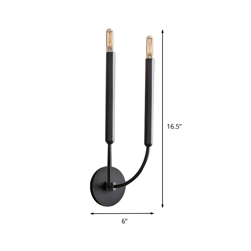 Traditional Metal Wall Lamp Sconce Black Brass Dining Room NALANI