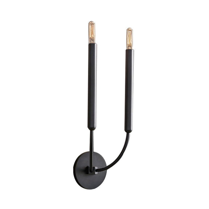 Traditional Metal Wall Lamp Sconce Black Brass Dining Room NALANI
