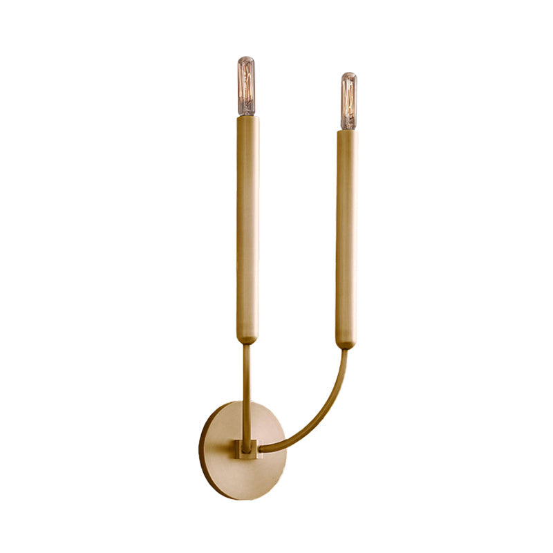 Traditional Metal Wall Lamp Sconce Black Brass Dining Room NALANI