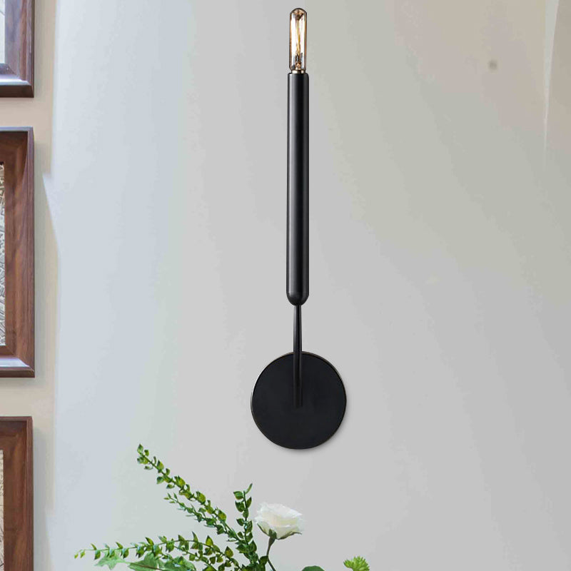 Traditional Metal Wall Lamp Sconce Black Brass Indoor NALANI