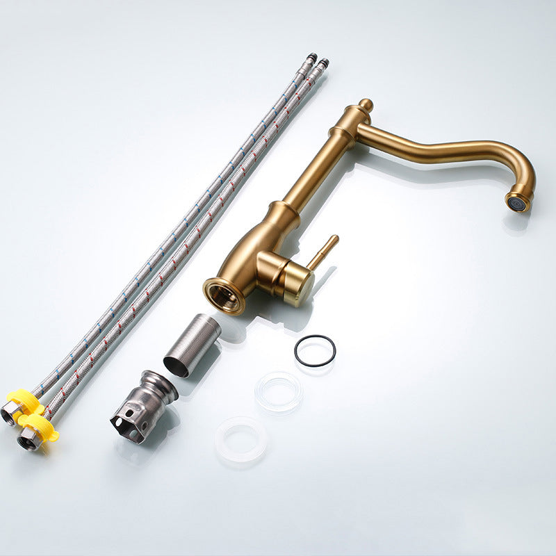 Traditional Single Level Lead Free Kitchen Faucet For Homes NALANI