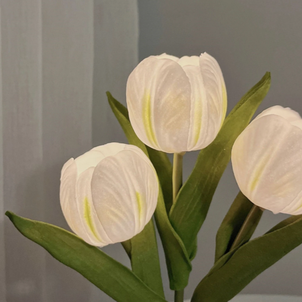 Tulip Night Lamp Ceramic Flower Night Light For Home NALANI