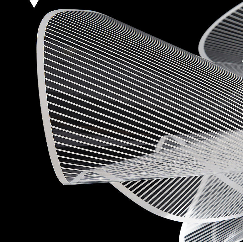 Tulle Like Floral Chandelier LED Cafe Pendant Light White NALANI