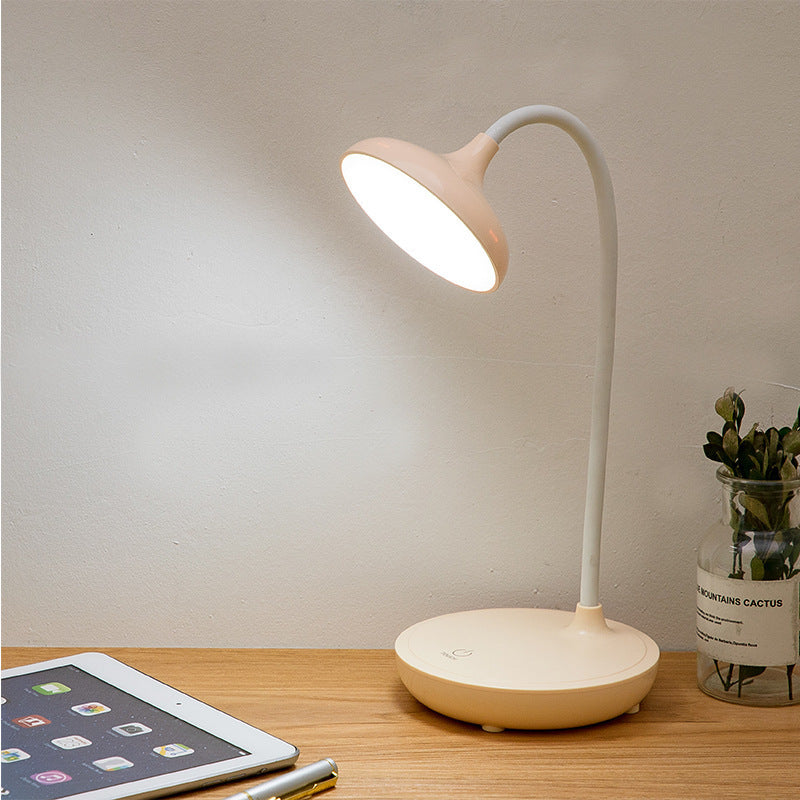 USB Desk Lamp With Charging Port And Adjustable Brightness Yellow NALANI
