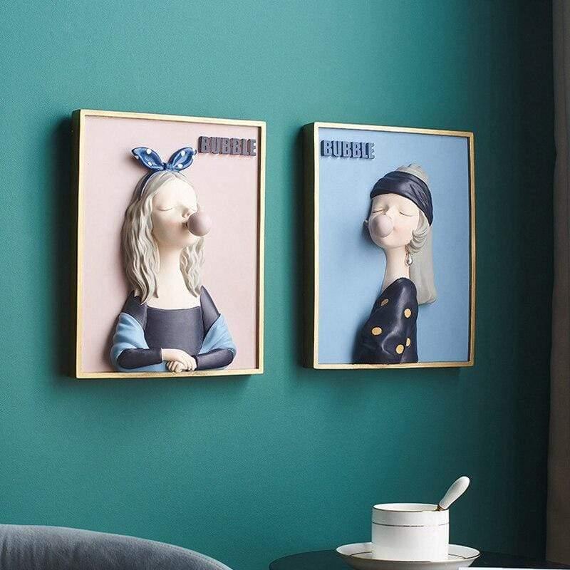 Unique Wall Decor for Home Accent High Quality Resin Art Piece NaLani