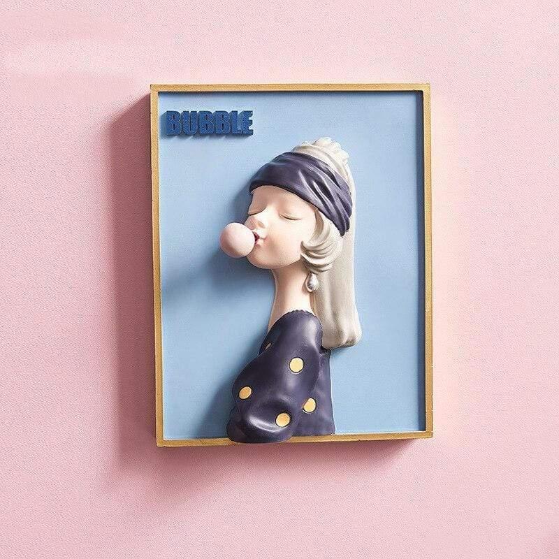 Unique Wall Decor for Home Accent High Quality Resin Art Piece Style C NaLani