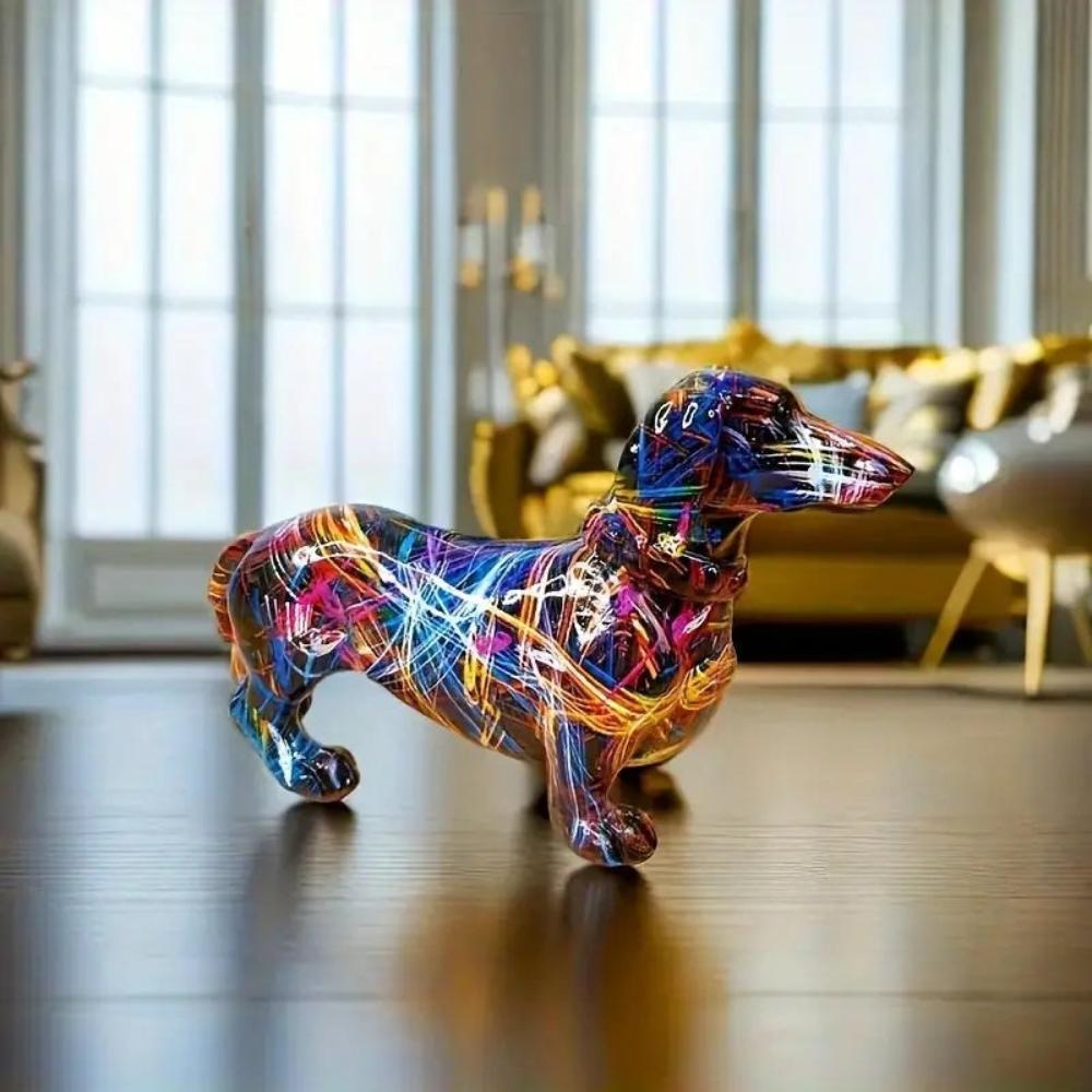 VivArt | Artistic Dachshund Figurine for Unique Home Décor Accent NaLani