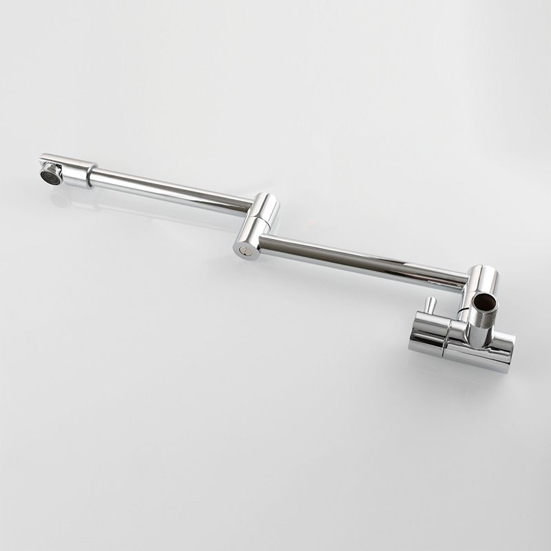 Wall Mounted Pot Filler Faucet With Pull Down Spout Handle NALANI