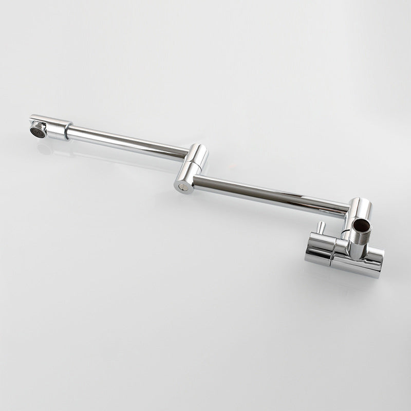 Wall Mounted Pot Filler Faucet With Pull Down Spout Handle NALANI