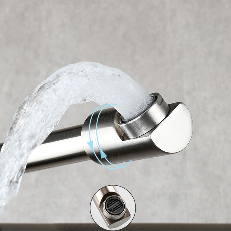 Wall Mounted Pot Filler Faucet With Pull Down Spout Handle NALANI