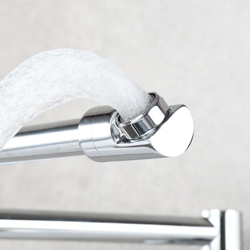 Wall Mounted Pot Filler Faucet With Pull Down Spout Handle NALANI