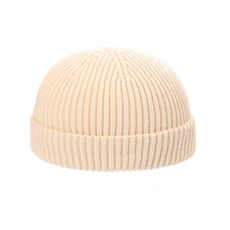 Warm Knit Wool Beanie Hat For Winter Comfort And Style Beige 53-59cm NALANI