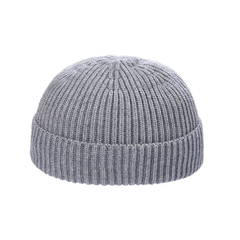 Warm Knit Wool Beanie Hat For Winter Comfort And Style Gray 53-59cm NALANI